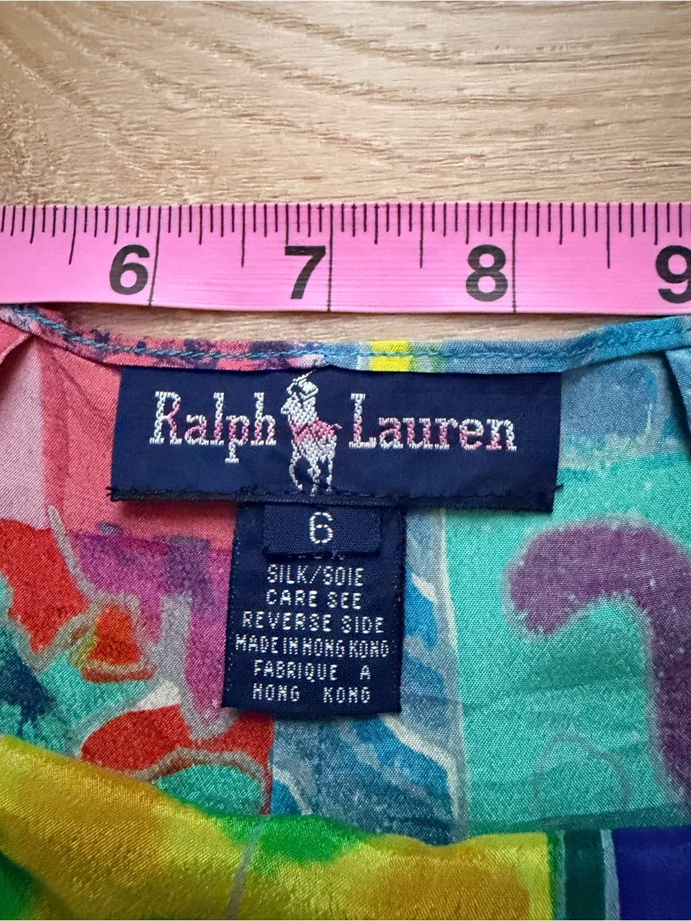 RARE NWOT Vintage 90s Silk Abstract Wrap Culotte Tie-waist Shorts 6 Farm Rio